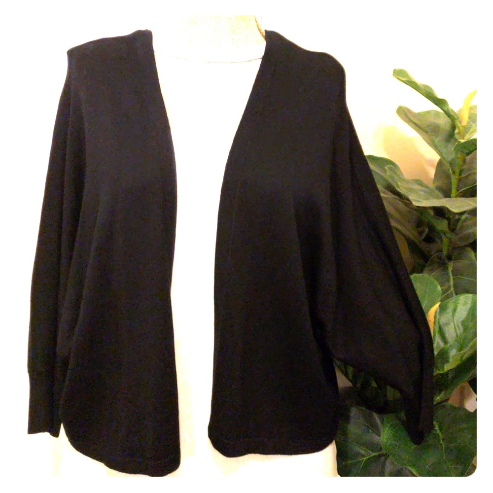 Black shrug sweater